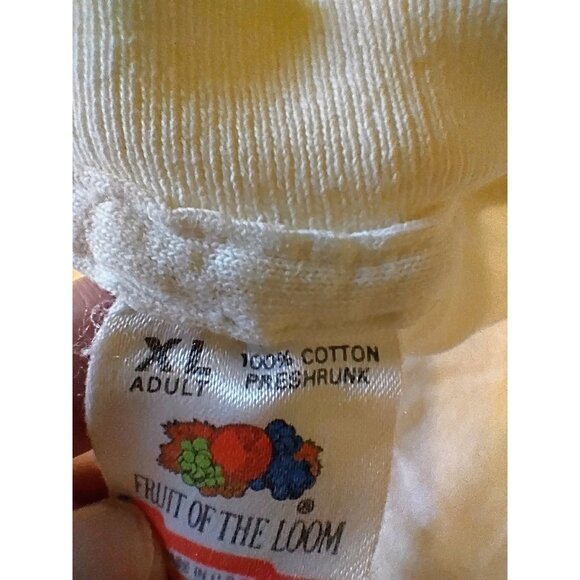 Mens Vintage "Bush In 92 NOT" Tee White Size XL Single Stitch - Picture 5 of 6